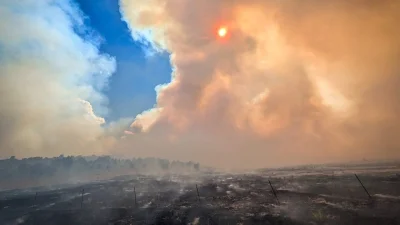 Rich Smith says Aspen Acres fire reached Bishop's Castle perimeter