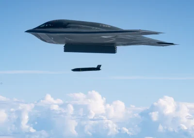 Gen. Kevin B. Schneider details B-2 Carrier Strike Group LRASM strike