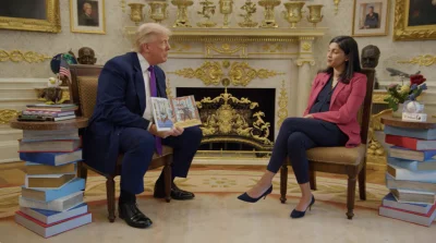 Donald Trump And Usha Vance Podcast: Trump Reads Presidents Play! on July 3