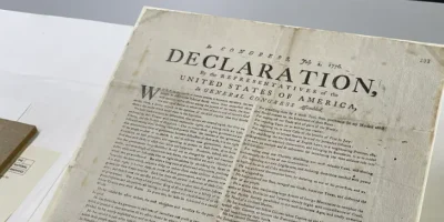Michael Scurr Finds Rare Declaration Of Independence in London