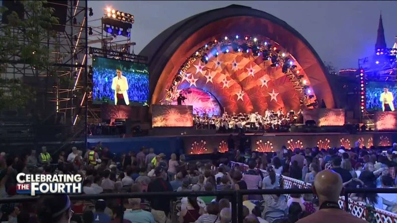 Jennifer Ravgiala Waits as Boston Pops 4th Of July Gates Move to 4 p.m.