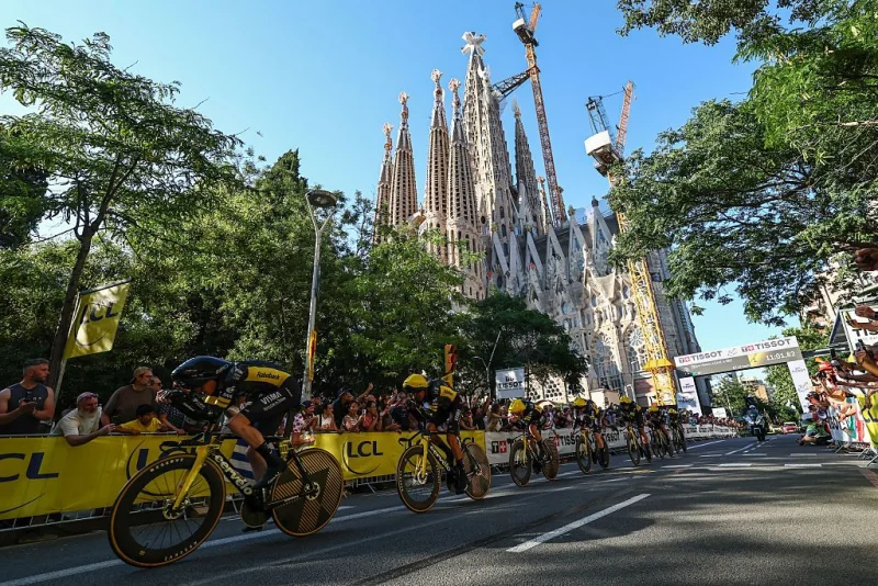 Jonas Vingegaard Wins Barcelona TTT to Take 2026 Yellow — Channel 5 Tour De France