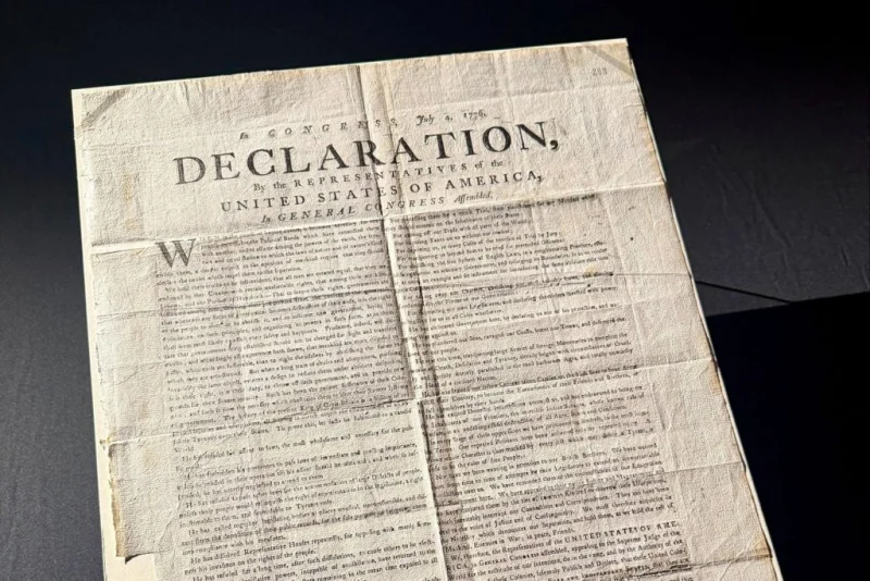 Michael Scurr finds Copies of rare Declaration in Dalton papers