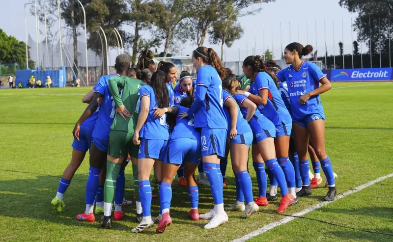 Cruz Azul Femenil Football Club crushes TEC de Monterrey 15-0 at La Noria