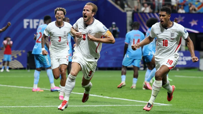 Harry Kane Scores Twice as England Beat DR Congo 2-1 — Gordon England Player