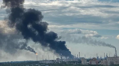 Volodymyr Zelensky Says St Petersburg Oil Refinery Was Hit