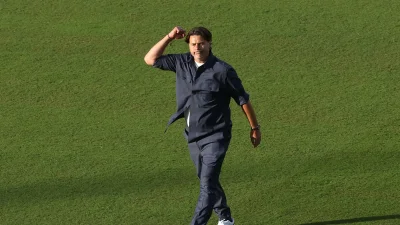 Mauricio Pochettino Salary or not, the USMNT boss keeps wearing the same dark blue Hugo Boss shirt at the 2026 World Cup