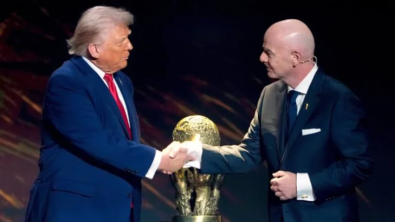 Trump Confirms He Asked Infantino to Review Folarin Balogun Red Card Before USA vs Belgium