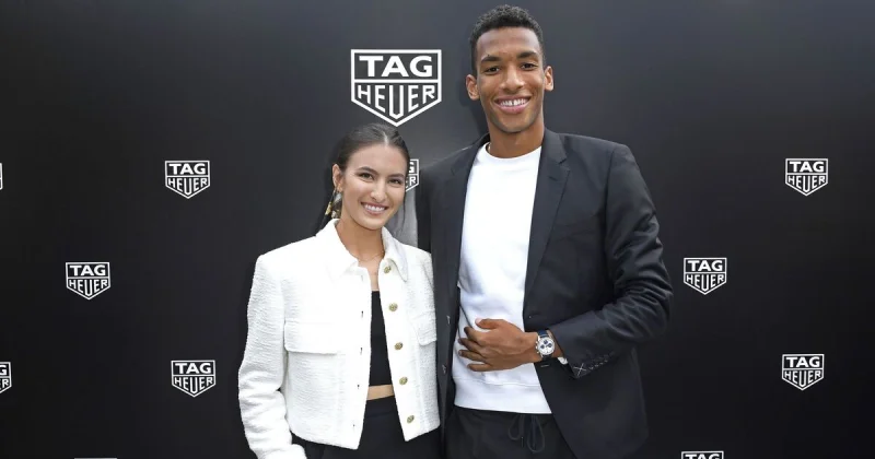 Felix Auger-aliassime Wife Nina shows blue equestrian outfit and horse before Wimbledon