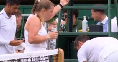 Jelena Ostapenko and Marcelo Arevalo advance at Wimbledon after fiery post-match argument — Laura Siegemund Jilena Ostapenko Wimbledon