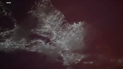 NASA Shares Fireworks Over Los Angeles From ISS — Nasa