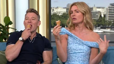 Susanna Reid jokes Cat Deeley dress was falling off on GMB