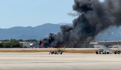 Pre-alert raised at Palma De Mallorca Airport after runway fire