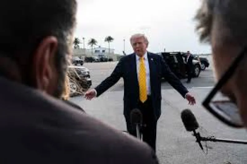 Eric Trump tours Trump Force One at Pbi Airport in West Palm Beach