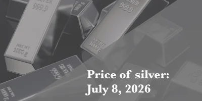 Silver Price Today: $58.80 per ounce after $2.36 drop