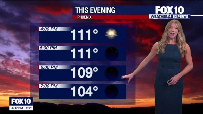 Phoenix Weather Forecast rises to 114 degrees before weekend rain chances
