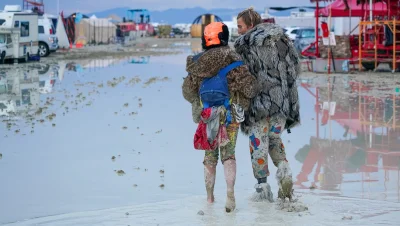 Marian Goodell anchors HBO's The Man Will Burn on Burning Man
