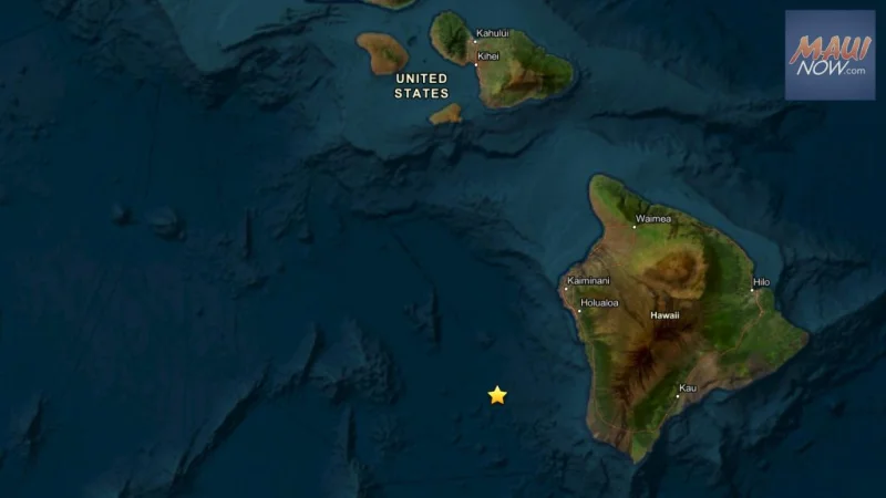 USGS Details Kona Earthquake After Deep June 2 Shaking