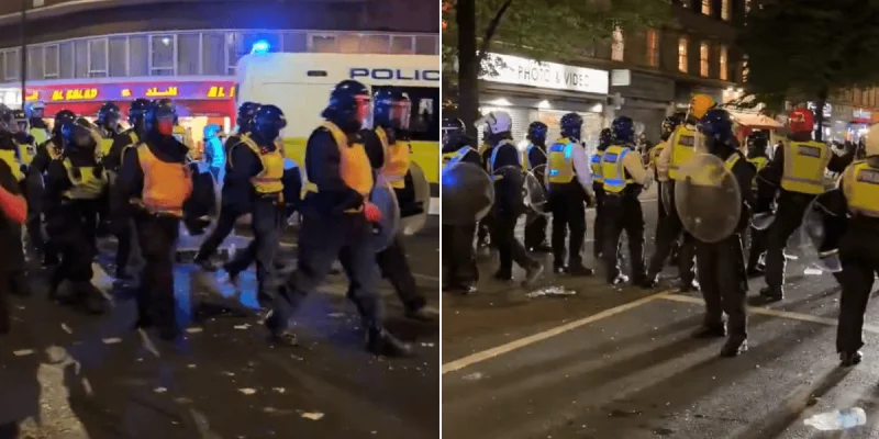 Metropolitan Police deploy dozens on Edgware Road