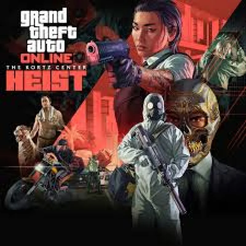 Michael de Santa Drives Grand Theft Auto Online Heist July 14