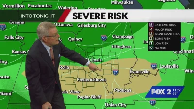 St. Louis Storm Risk Rises Thursday and Friday