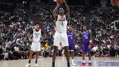 AJ Dybantsa's 27-point Bulls Summer League debut steals the spotlight — the No. 1 pick already looks ready to bully games