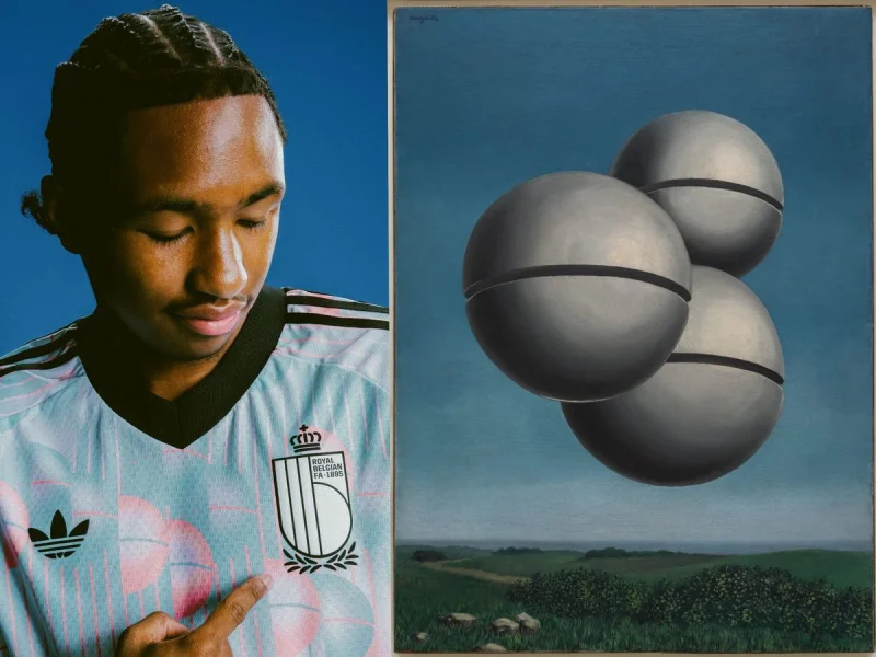 What Color Is Spain Wearing Today? Belgium's pink-and-blue Magritte-inspired kit makes a statement — What Color Is Spain Wearing Today