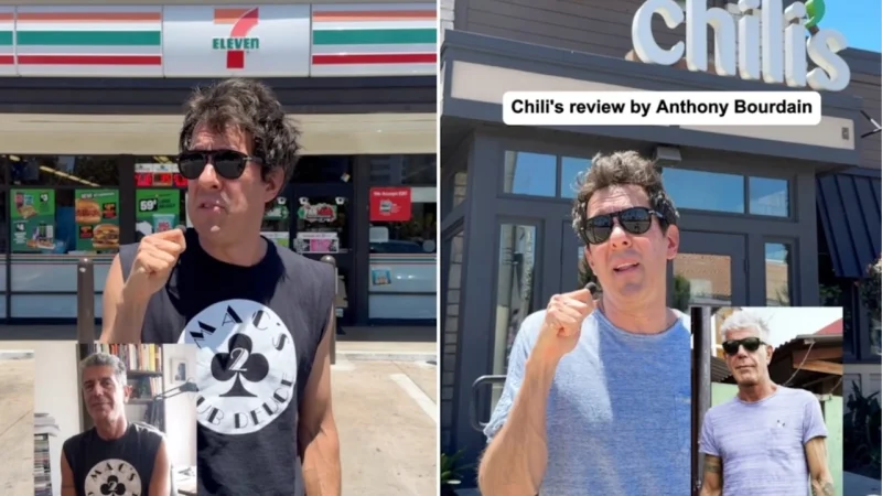 Jonathan Kite performs Anthony Bourdain impressions at Costco and 7-Eleven