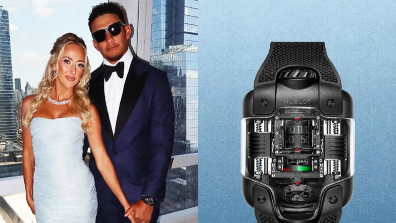 Patrick Mahomes Wears $362,000 Hublot at Brittany Mahomes Wedding Look — Brittany Mahomes