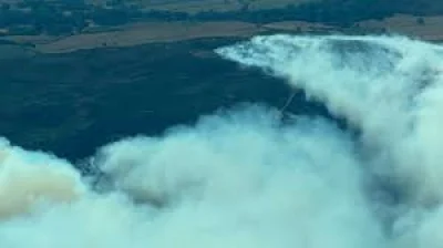 Jami Jennings says Conwy Mountain wildfire major incident declared