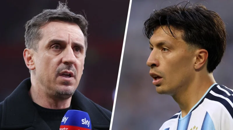 Gary Neville calls Lisandro Martinez and Cristian Romero the best 'worst centre-halves' in the world