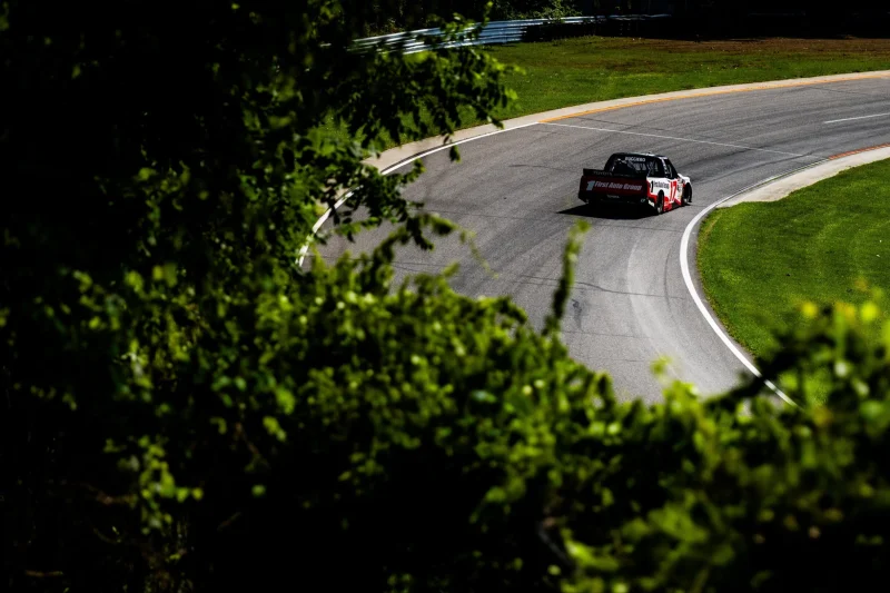 Grant Enfinger finishes 3rd in Stage 2 at Lime Rock Park
