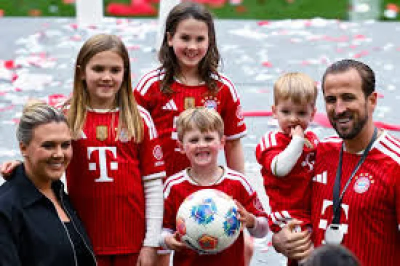 Harry Kane and Katie Kane have four children: Ivy, Vivienne, Louis and Henry — Harry Kane Father story explained