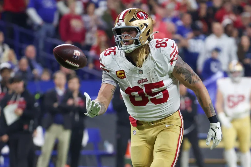 George Kittle falls to No. 3 in ESPN tight end rankings as San Francisco 49ers star works back from injury