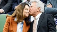 Dustin Hoffman Wife Lisa Holds Hands at Wimbledon in London
