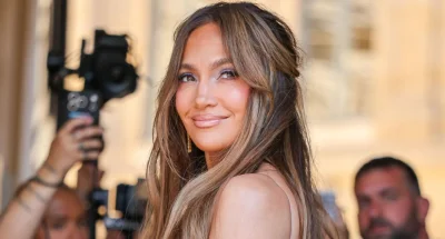 Jennifer Lopez Wears Stéphane Rolland Gown in Paris on July 9