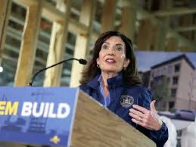 Kathy Hochul defends New York climate rollback, cites 2050 goal