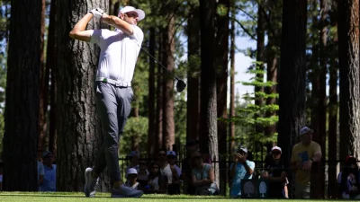 Mardy Fish takes four-point lead at American Century Championship, moves closer to third title