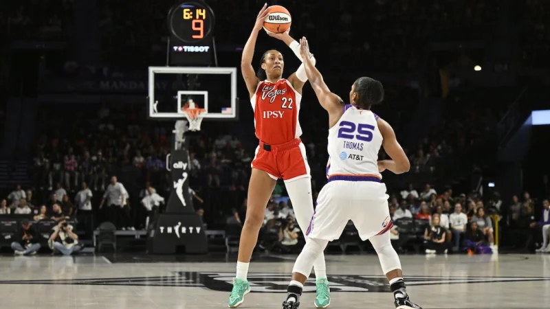 Nalyssa Smith in Aces' 106-58 win over Mercury
