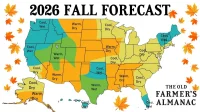 Old Farmer's Almanac Fall Forecast Calls for Warmer, Drier Deep South