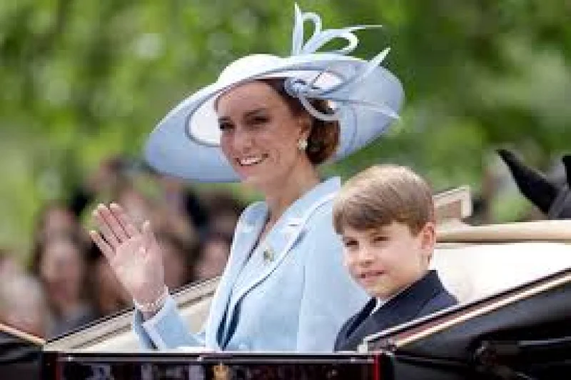 Princess Kate presents women's singles final trophy at Wimbledon on July 11