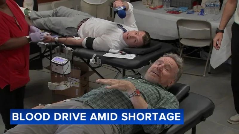 Bryan Cranston Visits Southwest Philadelphia Blood Drive, Spurs Donation Push