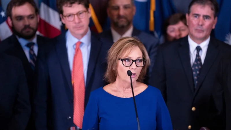 Darline Graham Nordone sworn in, C-span shows 1 Senate seat