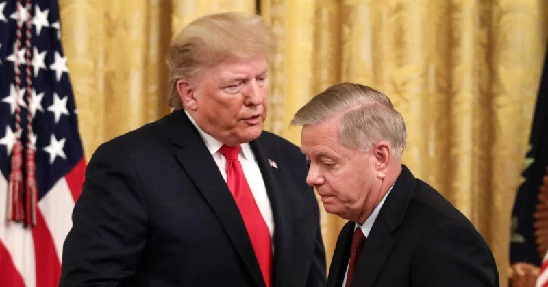Trump Says FBI Wasting Time After Agents Visit Graham Home