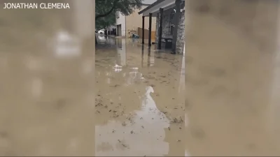 Justin Horne tracks flood warnings along Highway 90 and Hill Country — Ksat