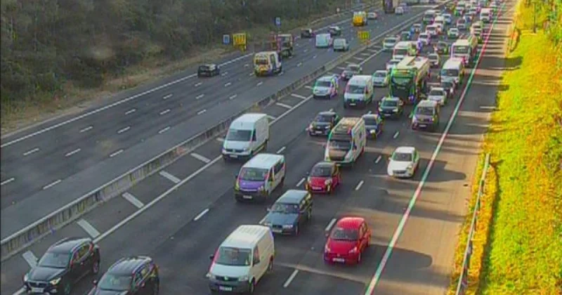 INRIX reports M27 Traffic held after crash, delays over hour