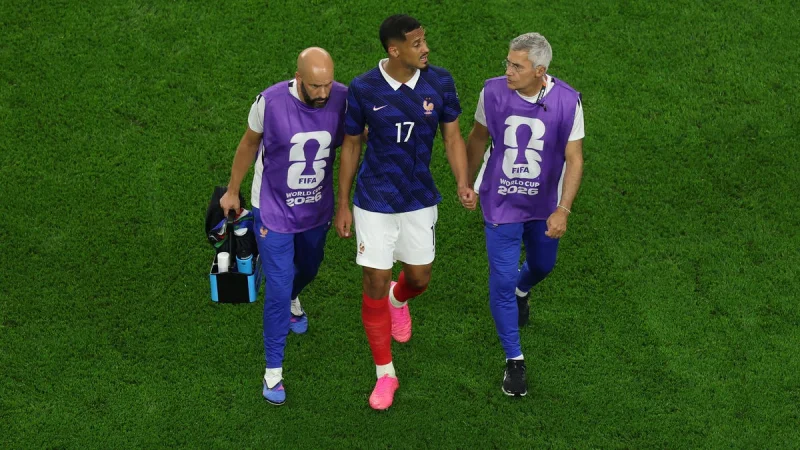 Saliba Injury forces France rethink after 29th-minute setback against Spain