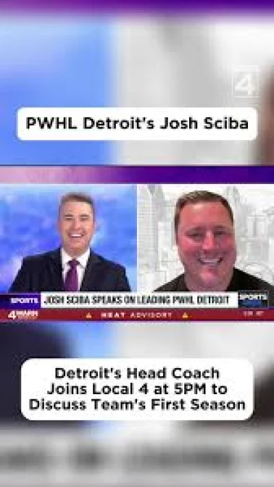 Josh Sciba talks PWHL Detroit roster ahead of 2026-27 campaign - and Steve Yzerman-style patience is already the point