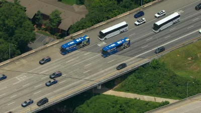 England bus overtakes Argentina bus before semifinal in Atlanta — England Vs Argentina