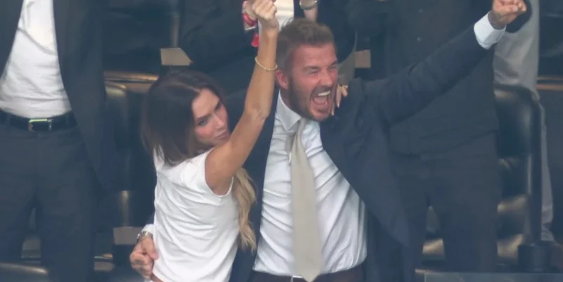 Victoria Beckham England Football Reaction steals the spotlight again as Anthony Gordon puts England 1-0 up